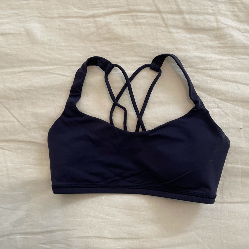 Navy Lululemon Free to be Bra